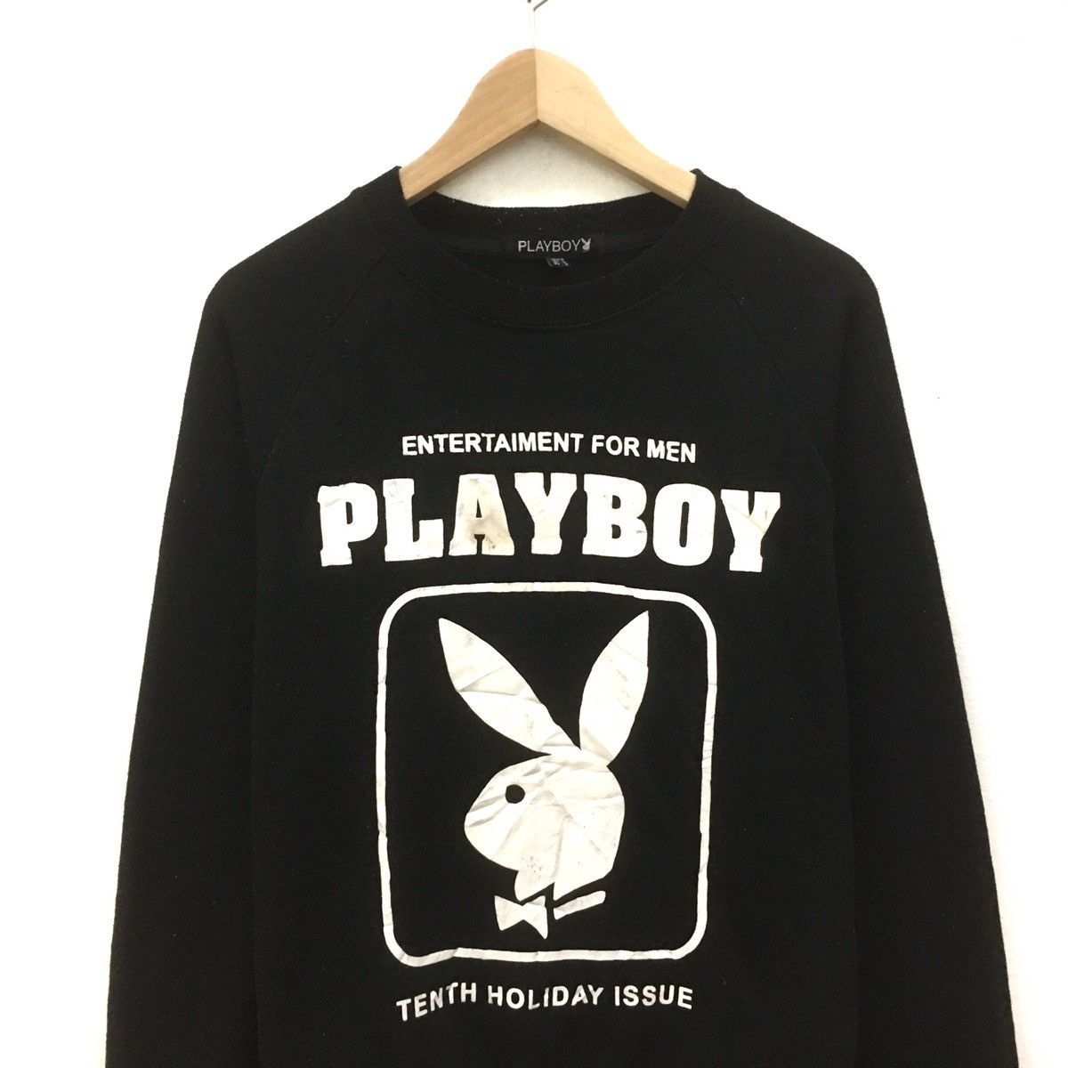 Playboy × Vintage Vintage Playboy Sweatshirt Bunny Head Entertaiment For Men Size US M / EU 48-50 / 2 - 3 Thumbnail