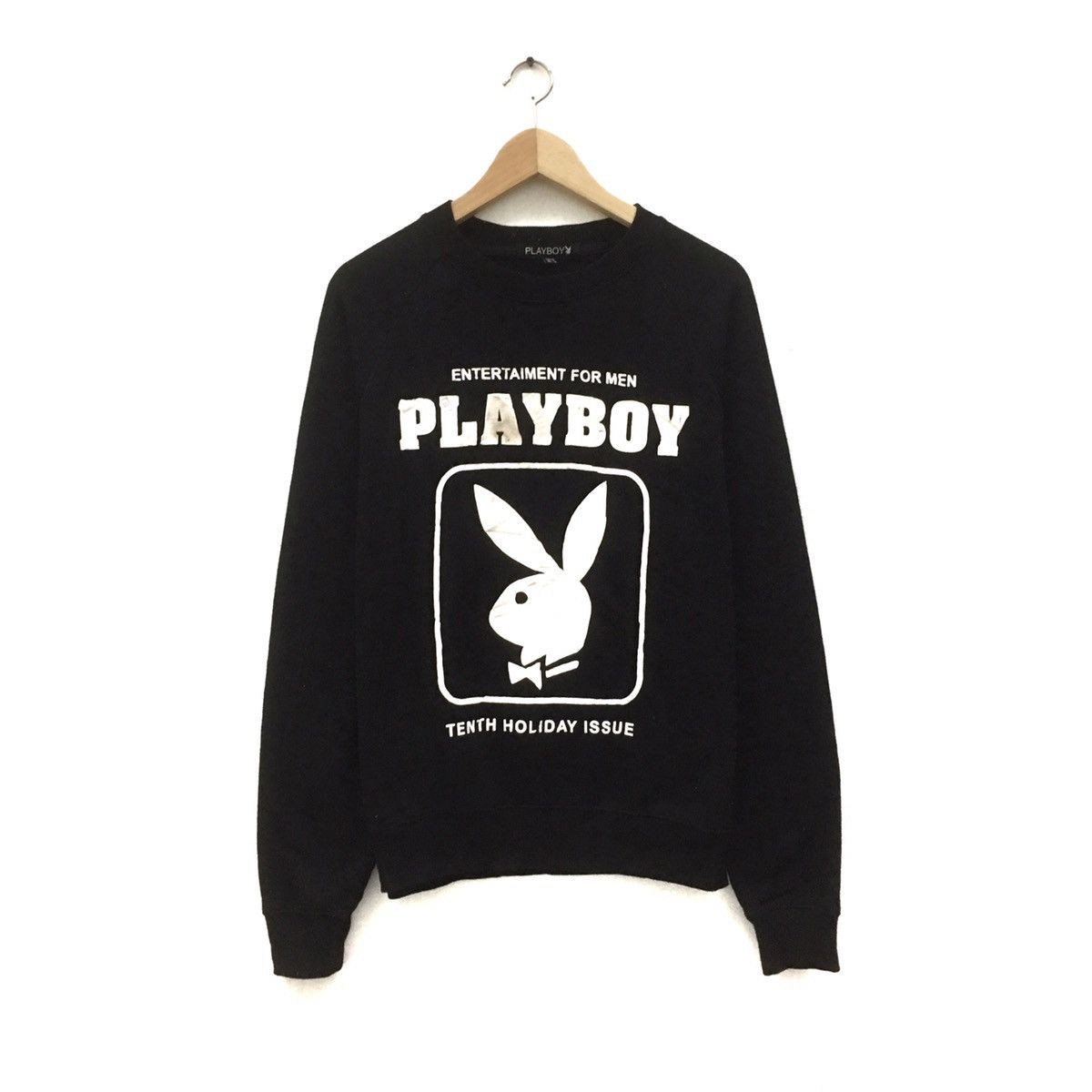 Playboy × Vintage Vintage Playboy Sweatshirt Bunny Head Entertaiment For Men Size US M / EU 48-50 / 2 - 1 Thumbnail