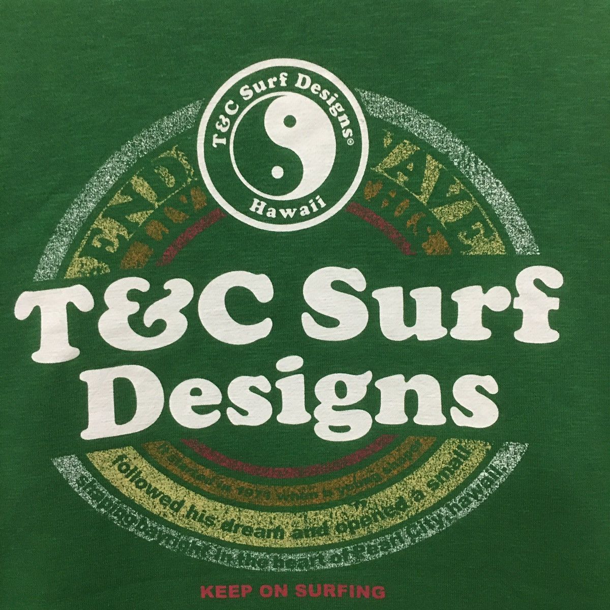 Vintage Vintage T&C Hawaii Sweatshirt Crewneck Biglogo Surf Hawaii Size US M / EU 48-50 / 2 - 6 Thumbnail