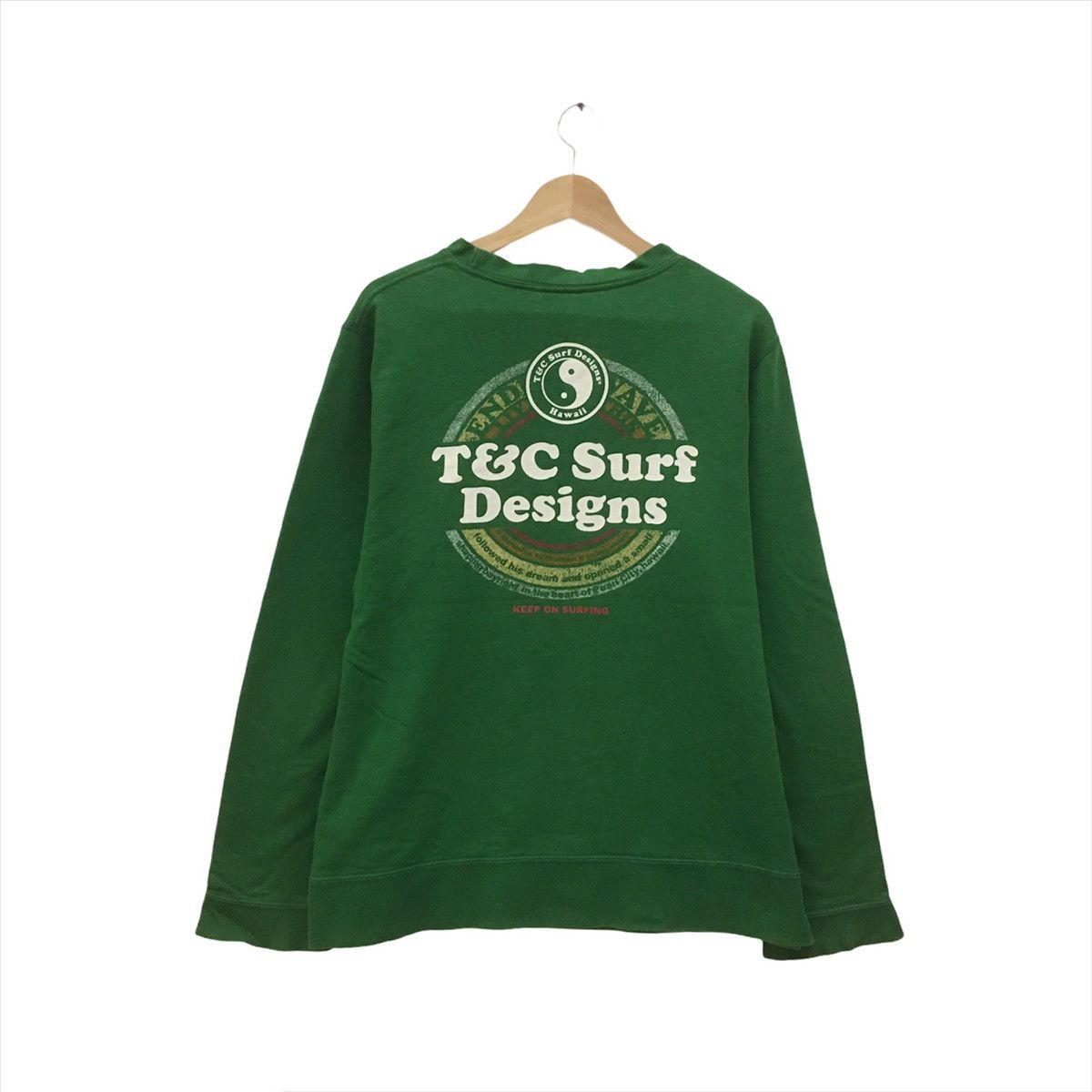 Vintage Vintage T&C Hawaii Sweatshirt Crewneck Biglogo Surf Hawaii Size US M / EU 48-50 / 2 - 1 Thumbnail