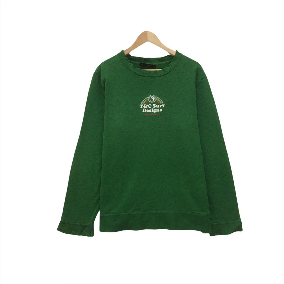 Vintage Vintage T&C Hawaii Sweatshirt Crewneck Biglogo Surf Hawaii Size US M / EU 48-50 / 2 - 2 Thumbnail