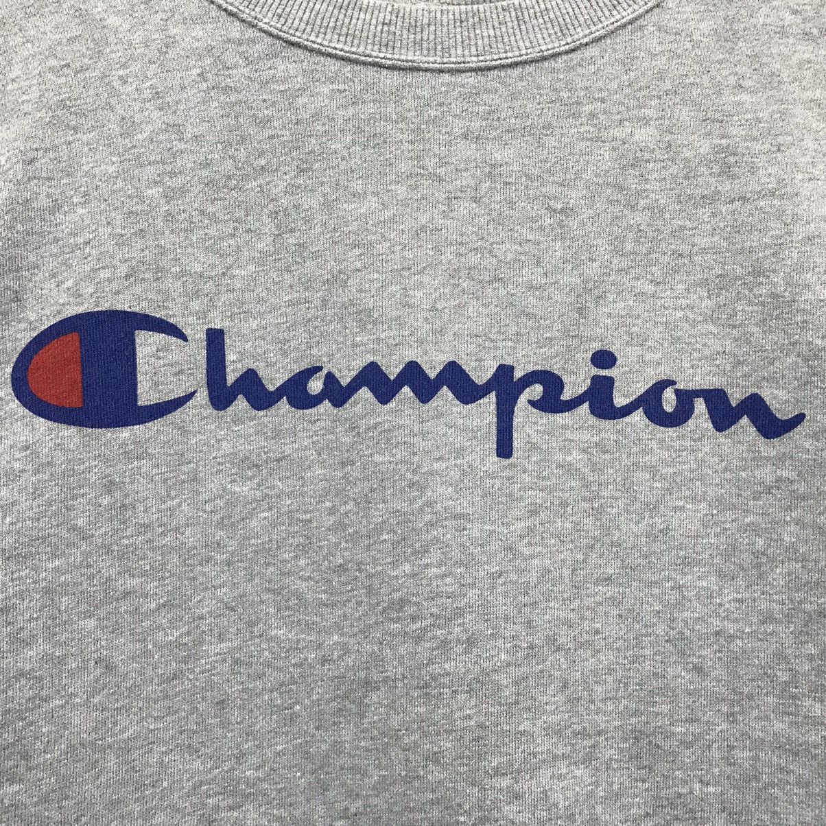 Champion × Japanese Brand Vintage Champion Sweatshirt Creepy Embroidery Biglogo Size US M / EU 48-50 / 2 - 3 Thumbnail