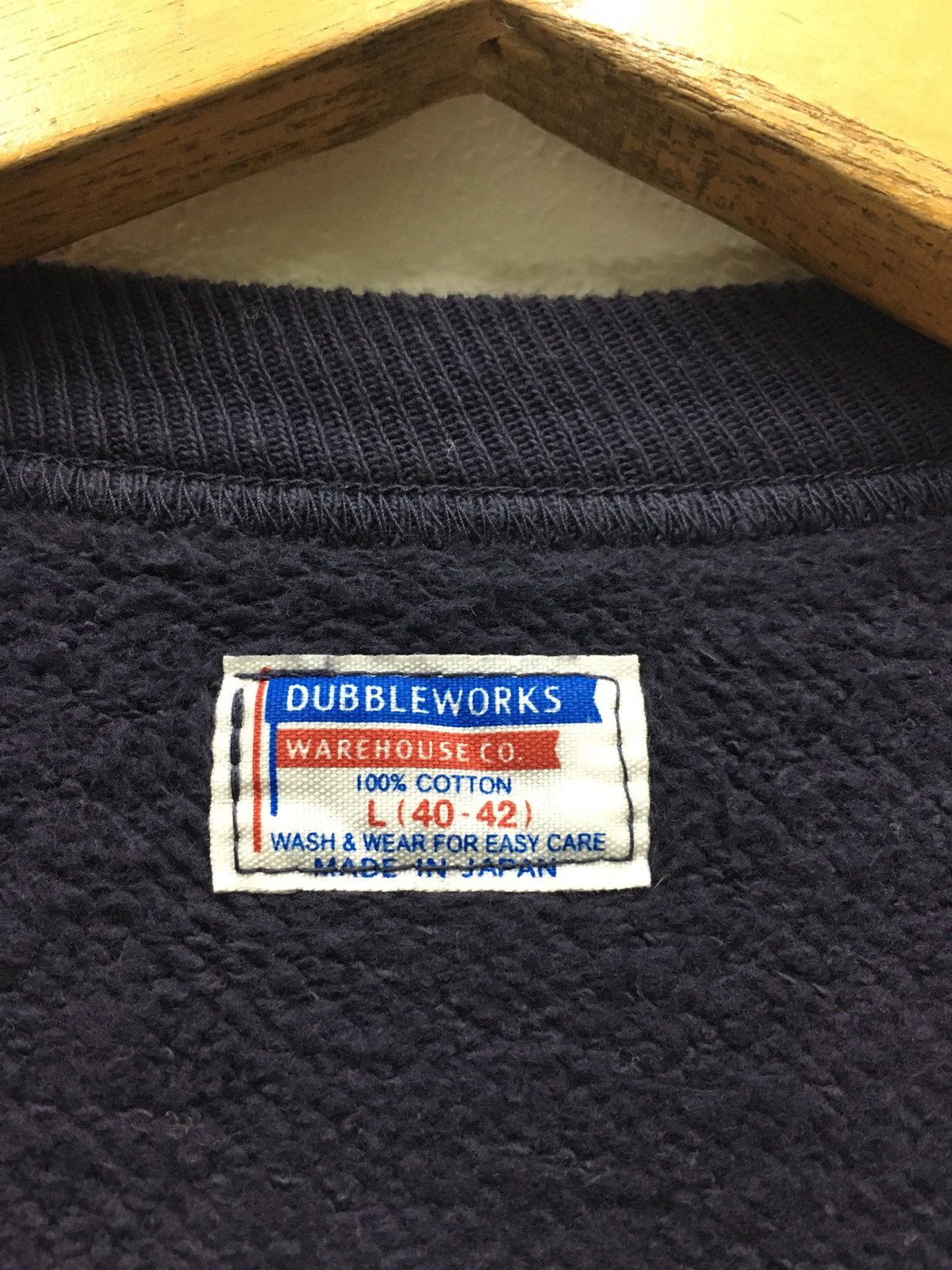 Vintage × Warehouse Warehouse Navy Army Military Design Sweatshirt Size US M / EU 48-50 / 2 - 6 Thumbnail