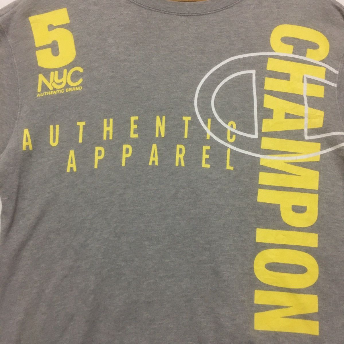 Champion Vintage Champion NYC5 Authentic Apparel BIG LOGO Spellout Size US M / EU 48-50 / 2 - 4 Thumbnail