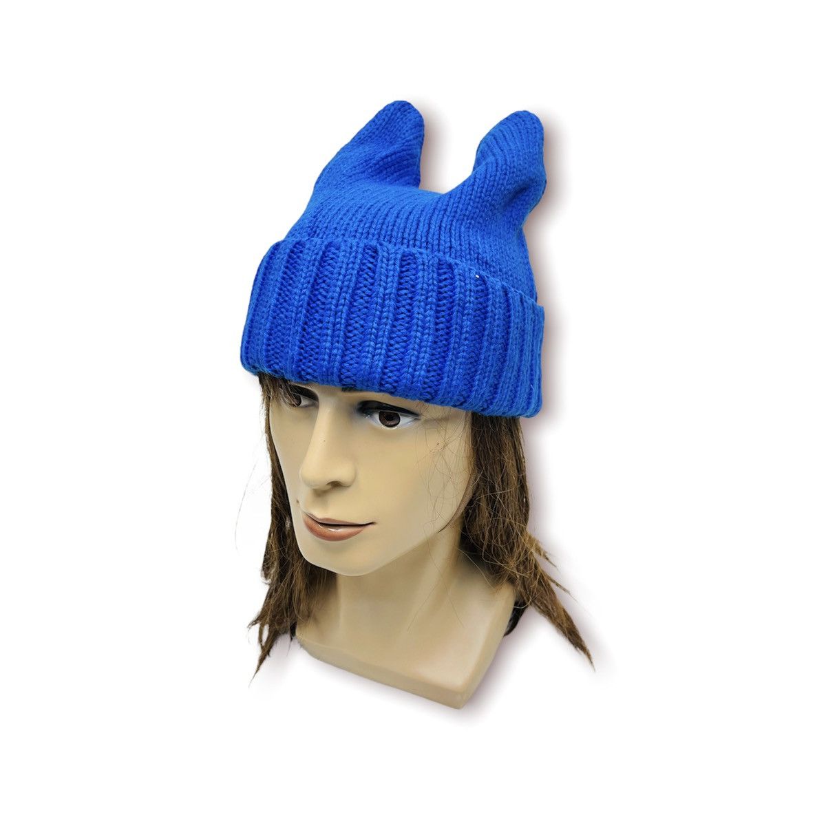 ☆WKNDRS☆ DEVIL BEANIE BLUE WS2401BN02BL DEVIL BEANIE (BLUE) - WKNDRS | 60% - Asian Fashion Online Store