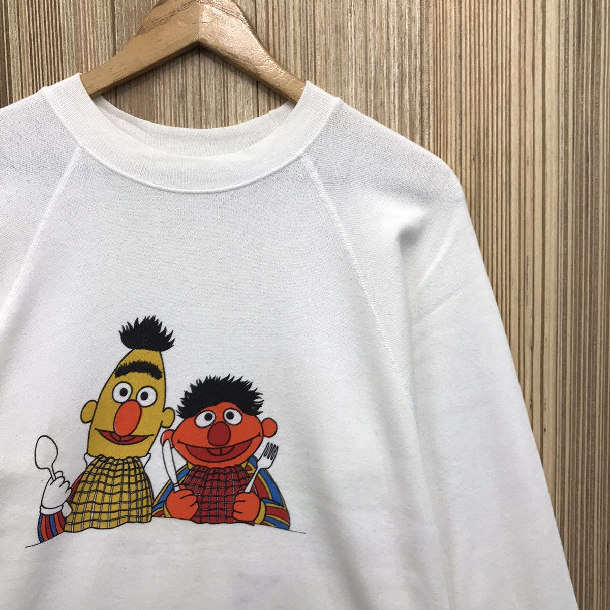 Cartoon Network Vintage Sesama Street Sweatshirt Big Logo Elmo & Bert Size US M / EU 48-50 / 2 - 4 Thumbnail