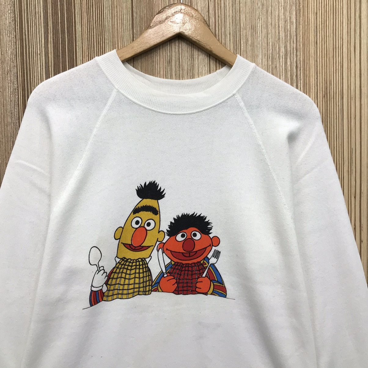 Cartoon Network Vintage Sesama Street Sweatshirt Big Logo Elmo & Bert Size US M / EU 48-50 / 2 - 3 Thumbnail