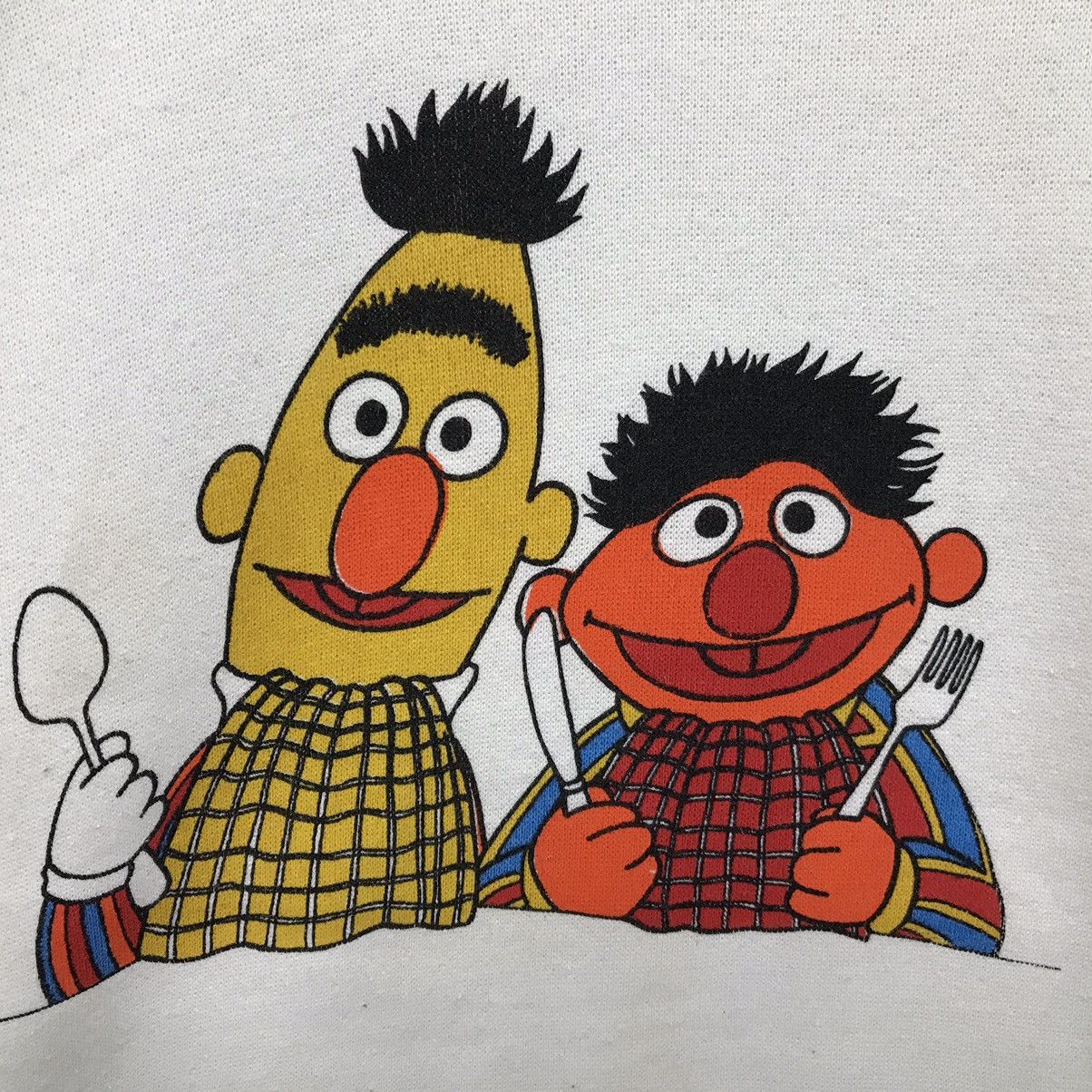 Cartoon Network Vintage Sesama Street Sweatshirt Big Logo Elmo & Bert Size US M / EU 48-50 / 2 - 2 Thumbnail