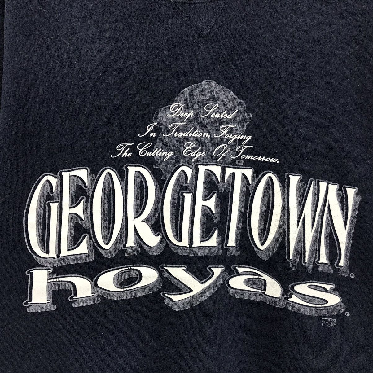 Sports Specialties × Vintage Vintage Georgetown Hoyas Basketball University Sweatshirt Size US XL / EU 56 / 4 - 3 Thumbnail