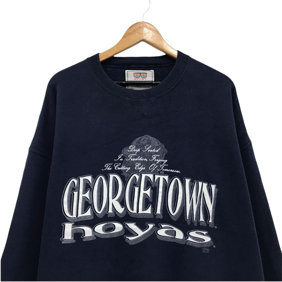 Sports Specialties × Vintage Vintage Georgetown Hoyas Basketball University Sweatshirt Size US XL / EU 56 / 4 - 2 Thumbnail