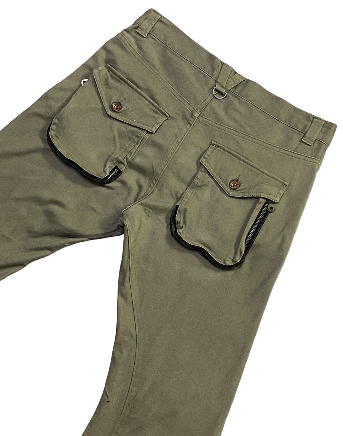 Japanese Brand PPFM Curved Leg Bondage Pants Size US 31 - 20 Thumbnail