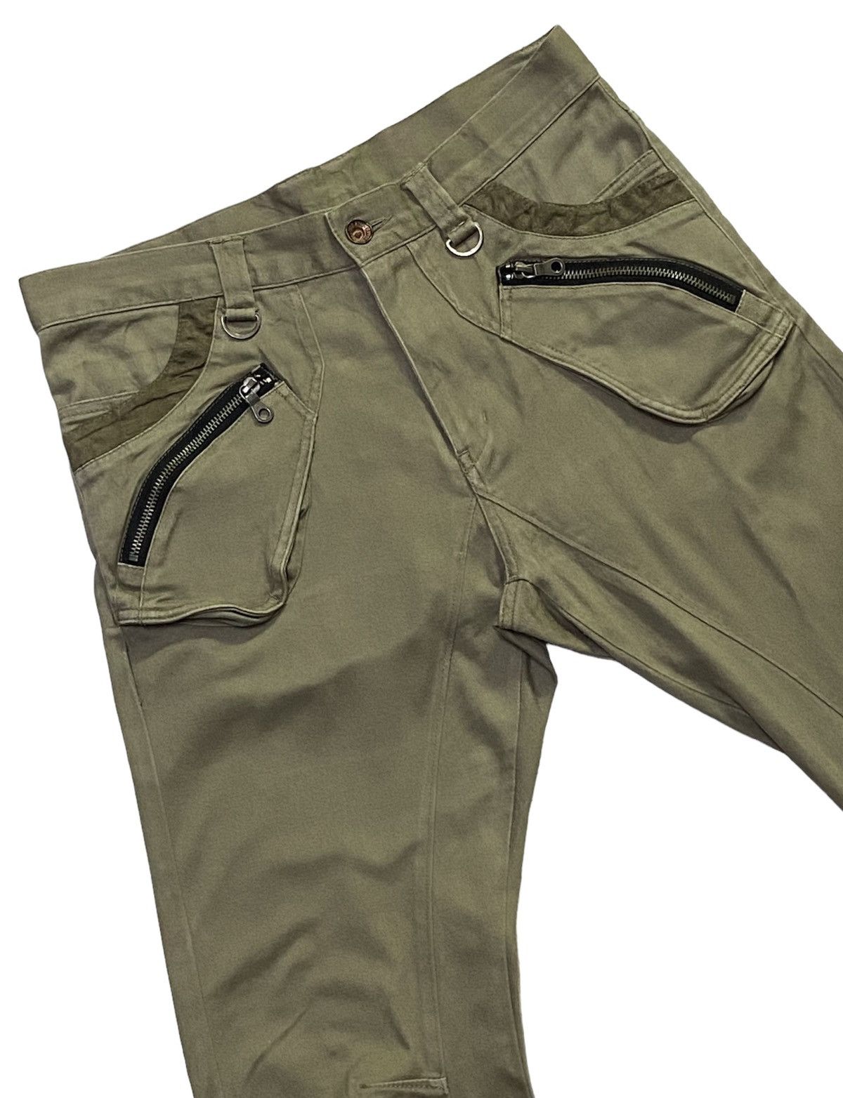 Japanese Brand PPFM Curved Leg Bondage Pants Size US 31 - 17 Thumbnail
