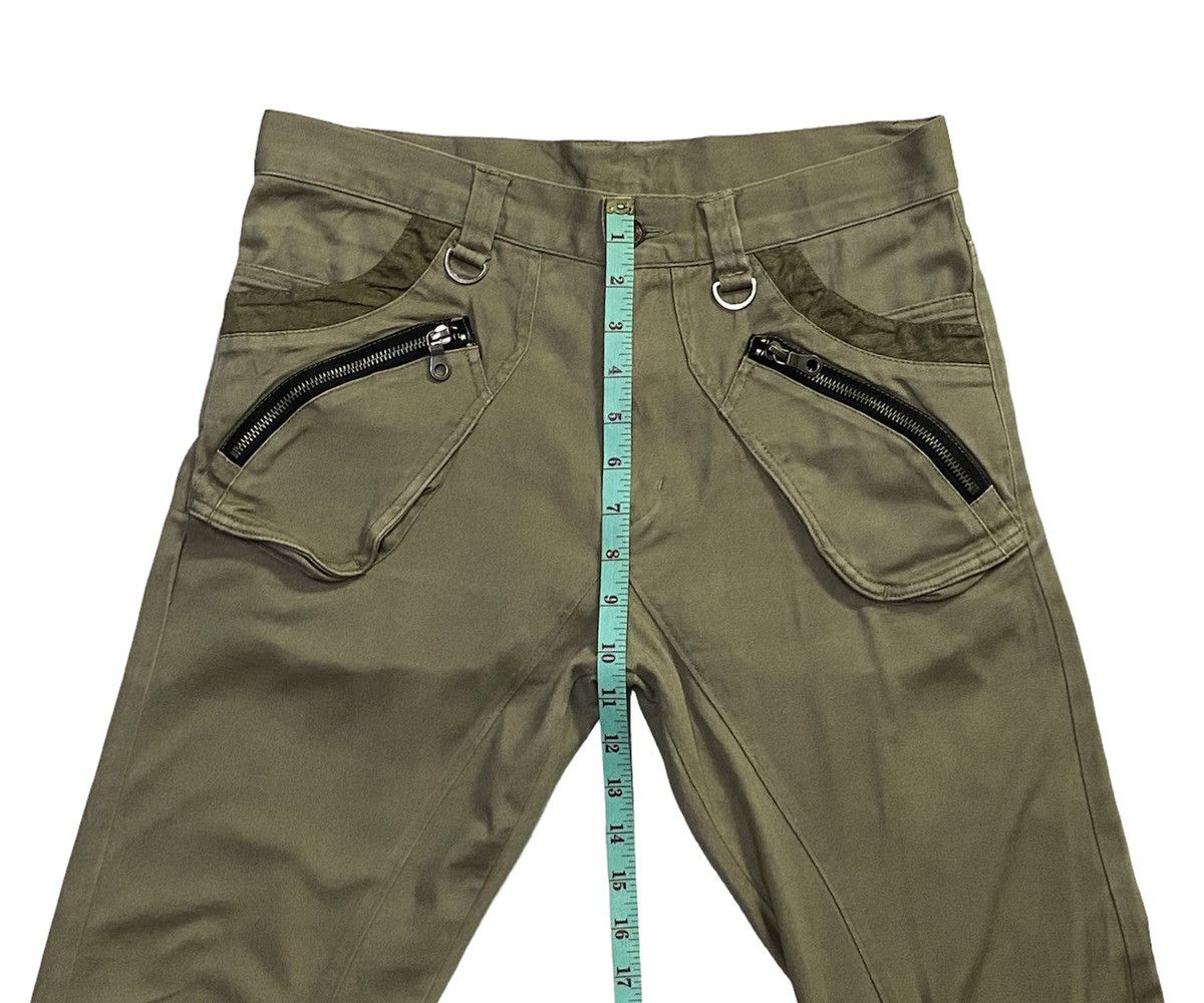 Japanese Brand PPFM Curved Leg Bondage Pants Size US 31 - 5 Thumbnail