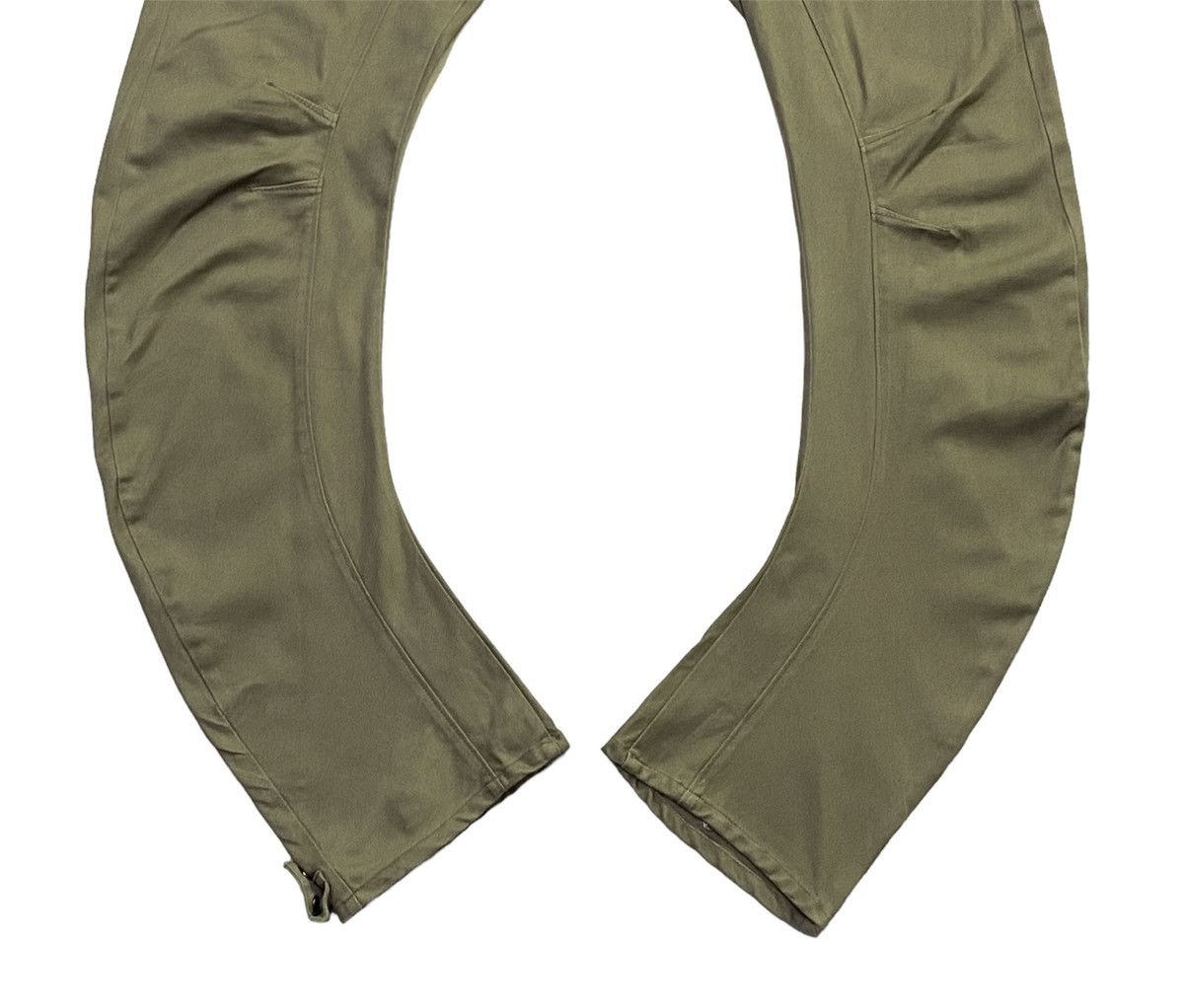 Japanese Brand PPFM Curved Leg Bondage Pants Size US 31 - 18 Thumbnail