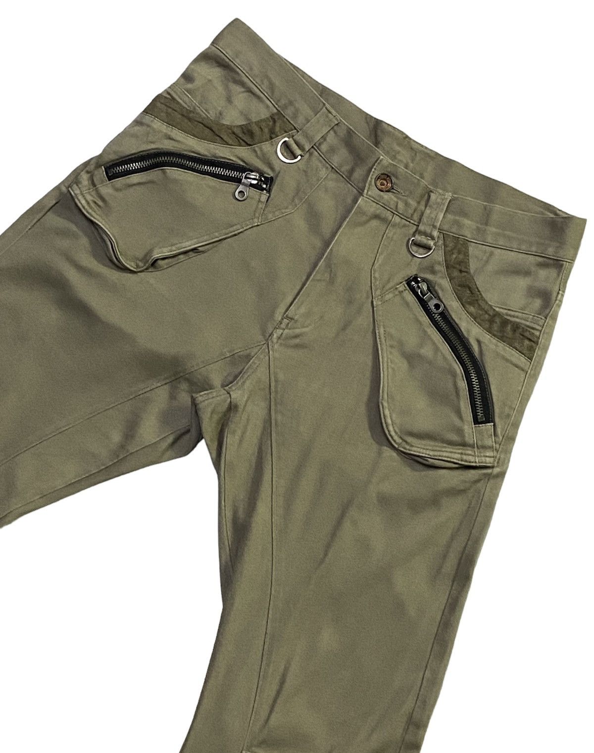 Japanese Brand PPFM Curved Leg Bondage Pants Size US 31 - 16 Thumbnail