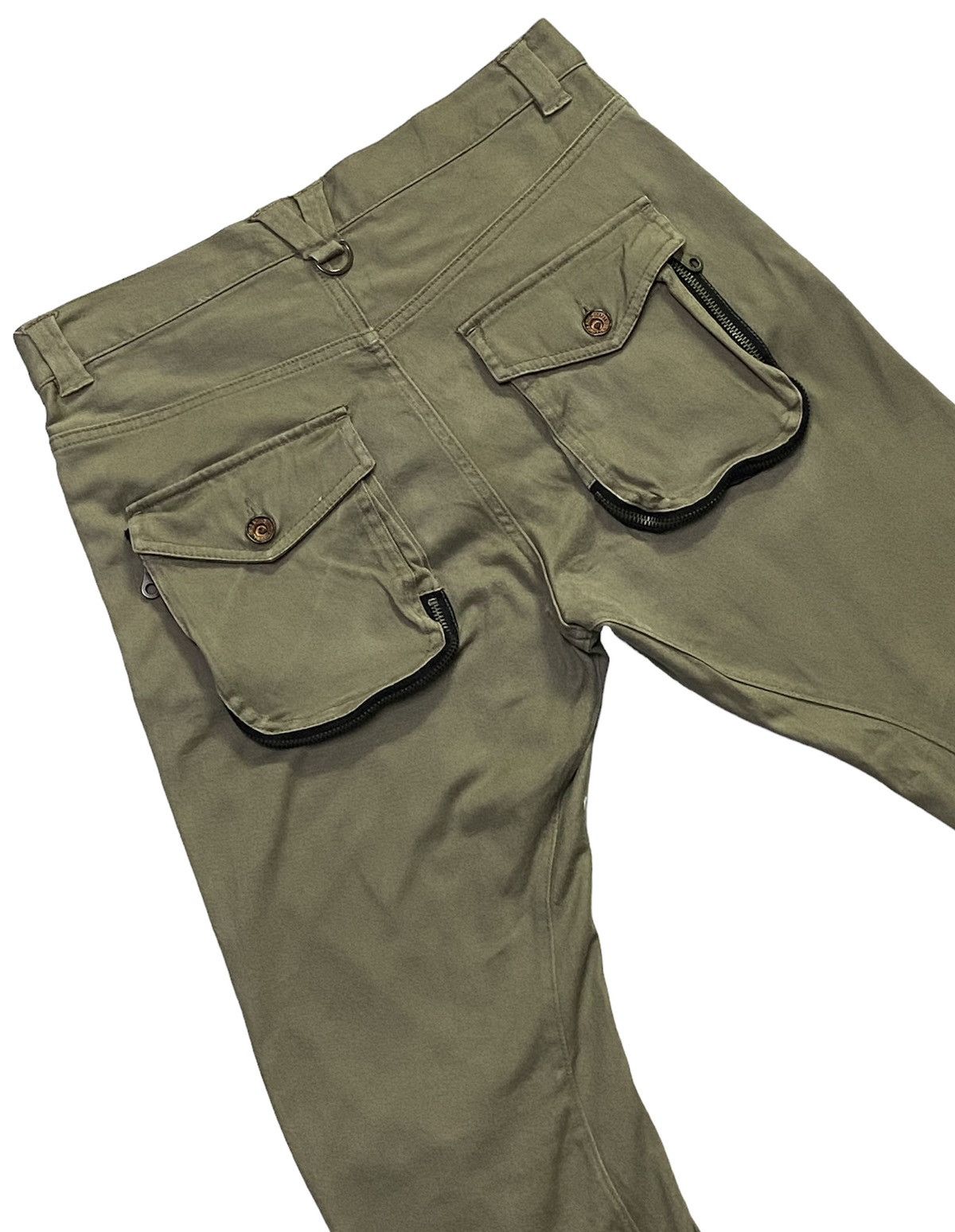 Japanese Brand PPFM Curved Leg Bondage Pants Size US 31 - 21 Thumbnail