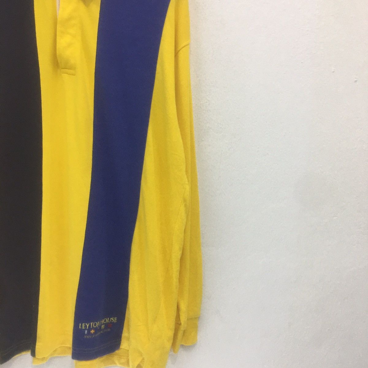 Japanese Brand × Sports Specialties Vintage LEYTON HOUSE LongSleve Sweatshirt Stripes Polo Size US L / EU 52-54 / 3 - 3 Thumbnail