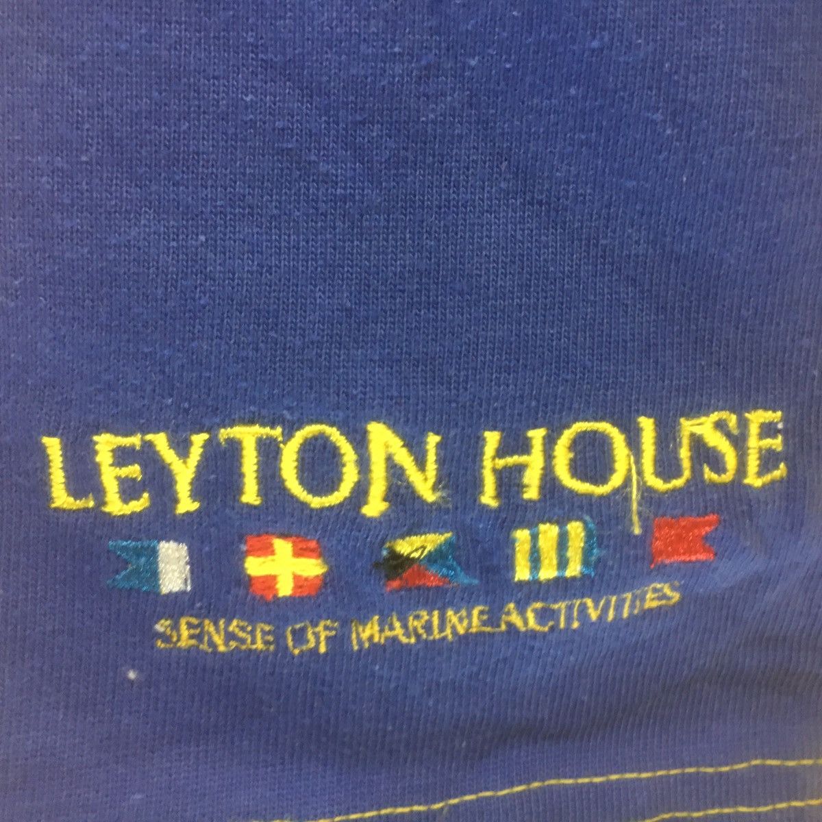 Japanese Brand × Sports Specialties Vintage LEYTON HOUSE LongSleve Sweatshirt Stripes Polo Size US L / EU 52-54 / 3 - 5 Thumbnail