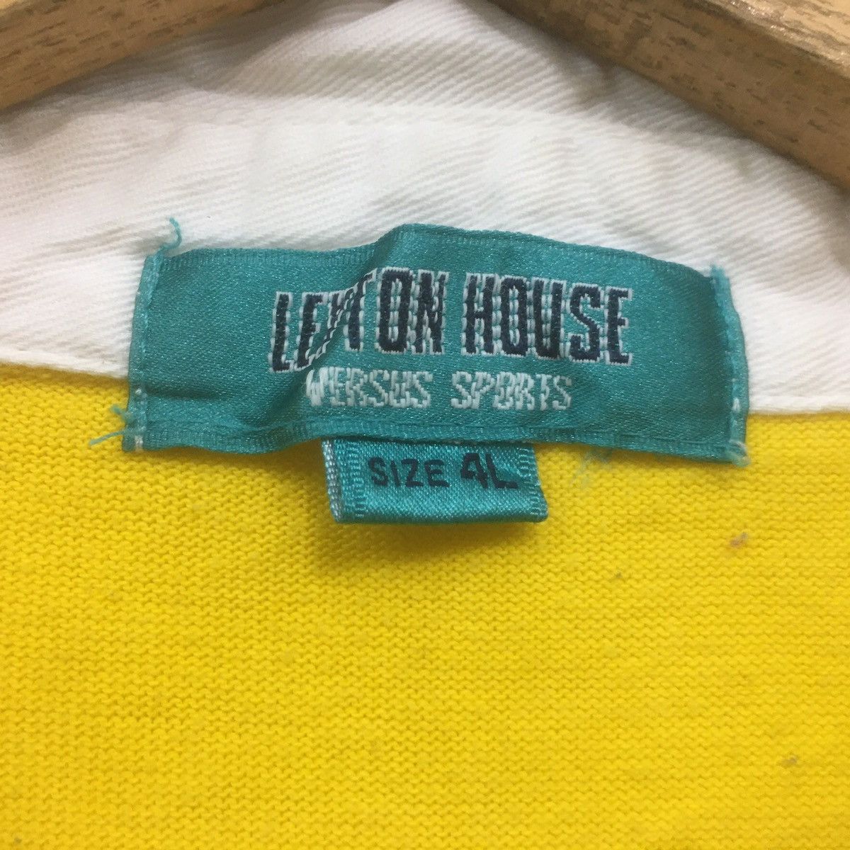 Japanese Brand × Sports Specialties Vintage LEYTON HOUSE LongSleve Sweatshirt Stripes Polo Size US L / EU 52-54 / 3 - 7 Thumbnail