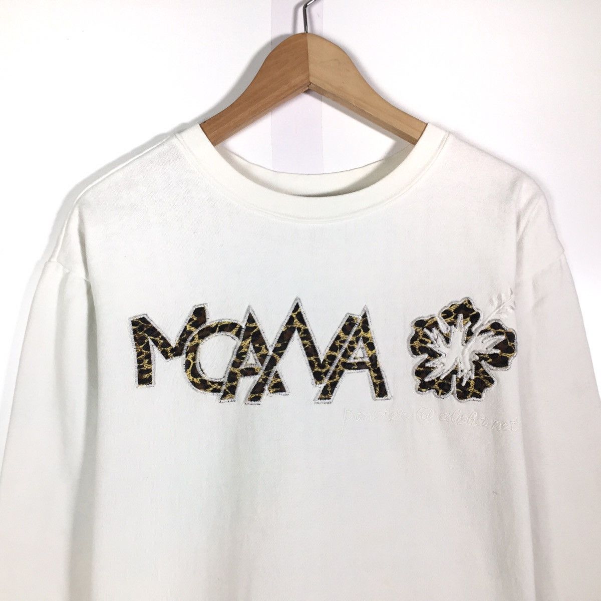 Vintage Vintage Moana Sweatshirt Embroidery Big Logo Surf Hawaii Size US M / EU 48-50 / 2 - 2 Thumbnail