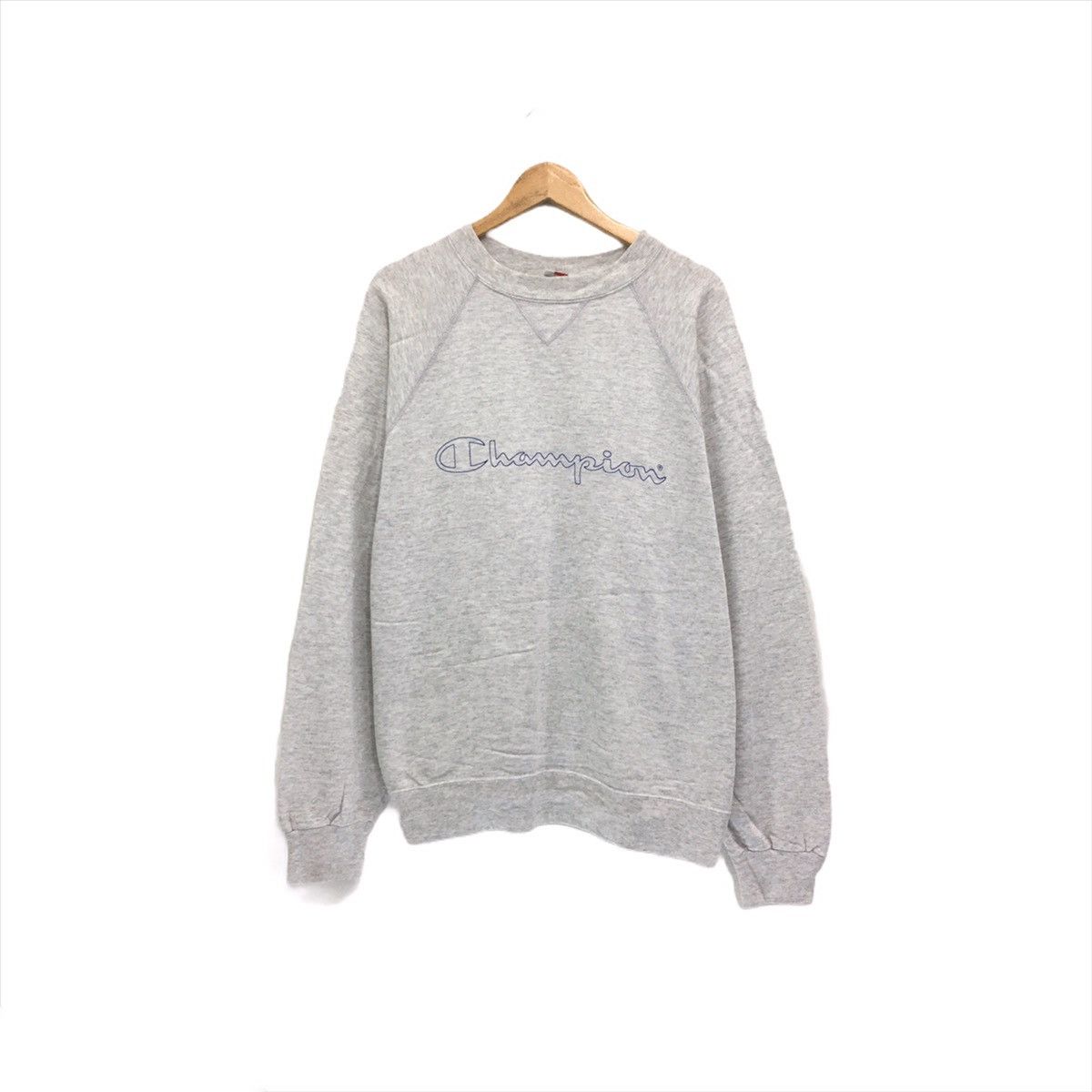 Champion × Japanese Brand × Vintage Vintage Champion Biglogo Spellout Champion Sweatshirt Size US L / EU 52-54 / 3 - 2 Thumbnail