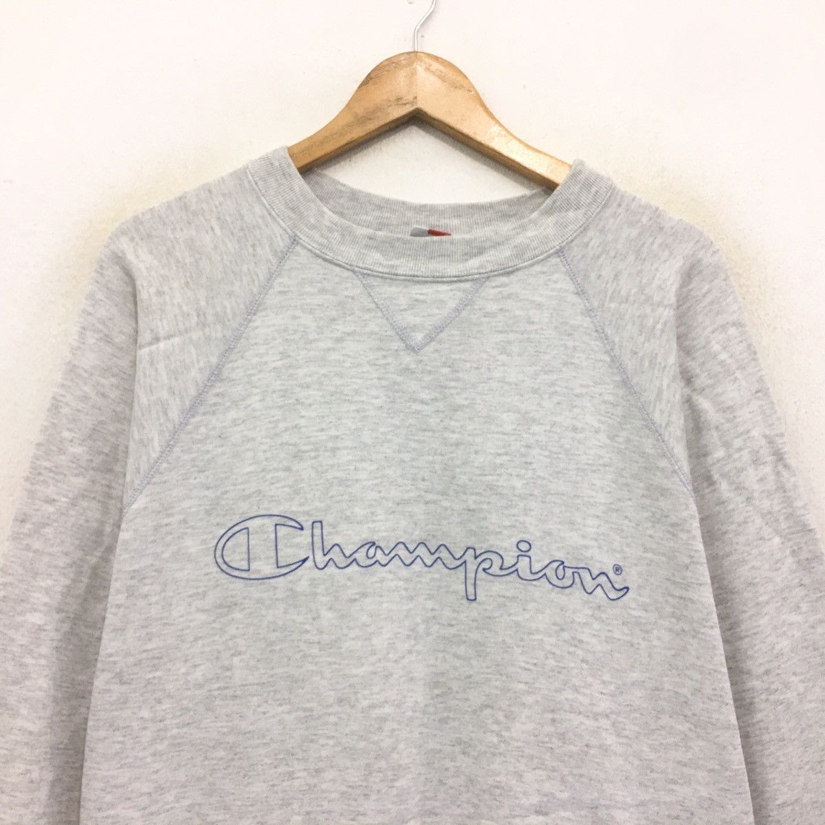 Champion × Japanese Brand × Vintage Vintage Champion Biglogo Spellout Champion Sweatshirt Size US L / EU 52-54 / 3 - 4 Thumbnail