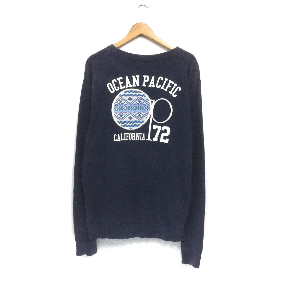 Vintage Ocean Pacific Sweatshirt Crewneck Embroidery OP California Size US M / EU 48-50 / 2 - 1 Thumbnail