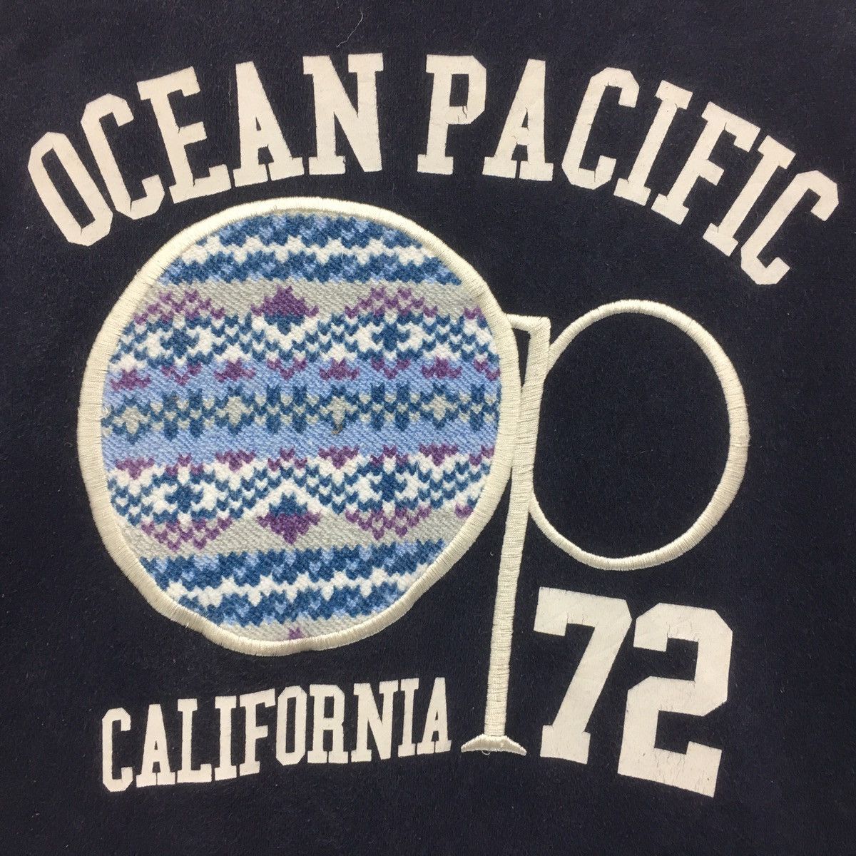Vintage Ocean Pacific Sweatshirt Crewneck Embroidery OP California Size US M / EU 48-50 / 2 - 2 Thumbnail