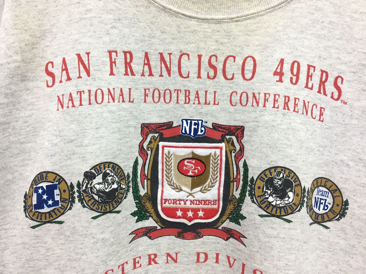 NFL × Vintage Vintage 90s 49ers NFL Football Team Sweatshirt Size US L / EU 52-54 / 3 - 3 Thumbnail
