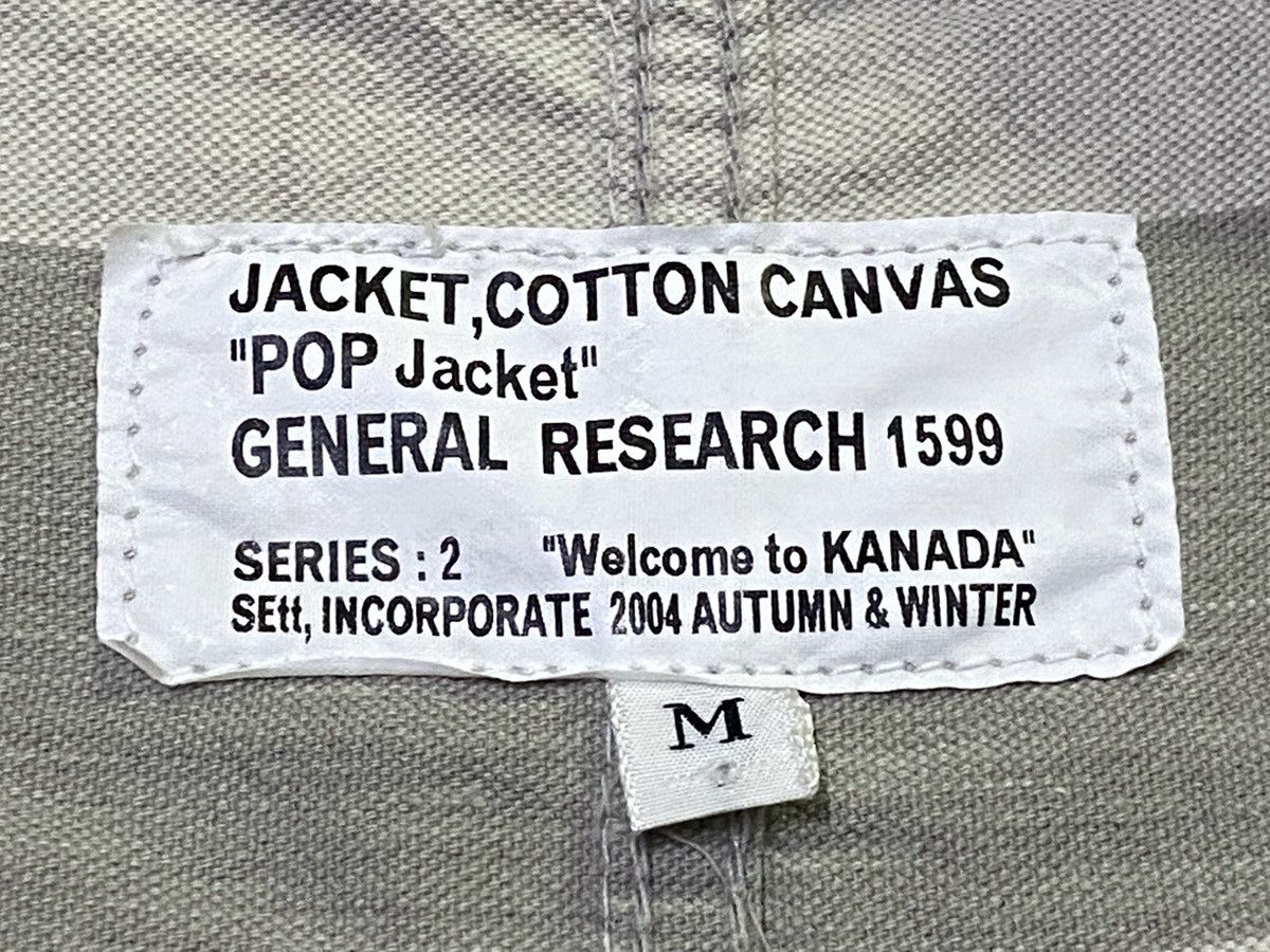 General Research GENERAL RESEARCH 1599 JACKET COTTON CANVAS `POP JACKET’ Size US M / EU 48-50 / 2 - 9 Thumbnail