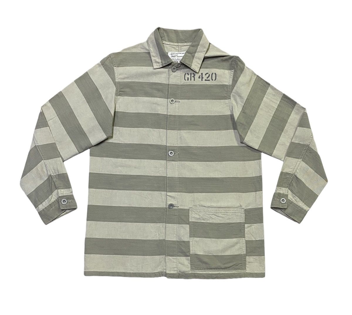 General Research GENERAL RESEARCH 1599 JACKET COTTON CANVAS `POP JACKET’ Size US M / EU 48-50 / 2 - 2 Thumbnail