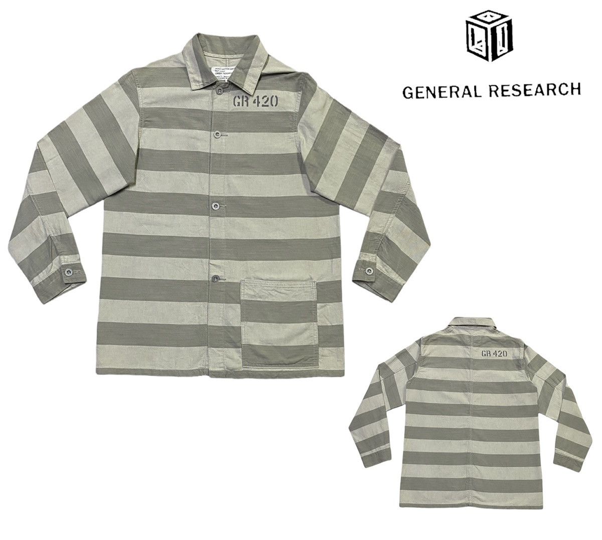 General Research GENERAL RESEARCH 1599 JACKET COTTON CANVAS `POP JACKET’ Size US M / EU 48-50 / 2 - 1 Thumbnail