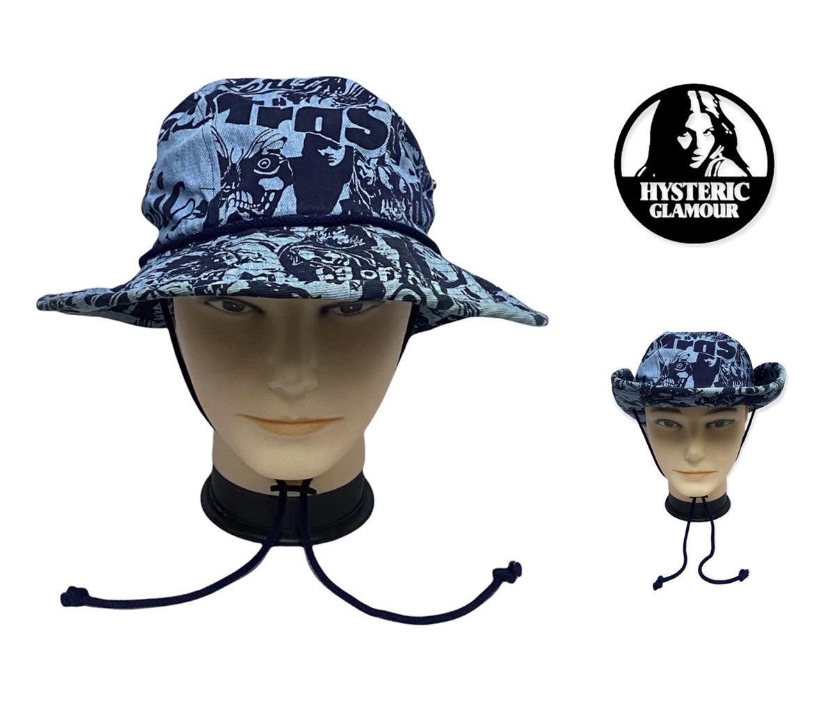 Hysteric Glamour Hysteric Glamour Rare Design Bucket Hat FullPrint Sexy Woman Size ONE SIZE - 1 Thumbnail