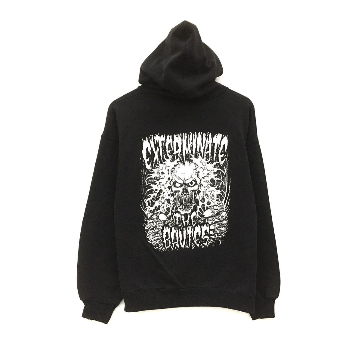 Band Tees × Seditionaries Vintage 90 Hoodie Sweatshirt Biglogo Exterminate The Brutes Size US M / EU 48-50 / 2 - 1 Thumbnail