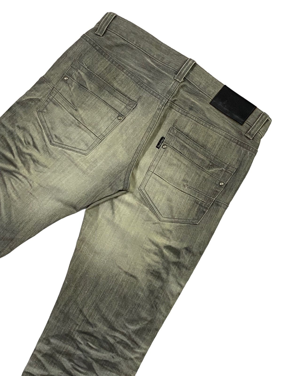 Japanese Brand 💃‼️Tornado Mark Refined Real Clothes Denim Pants Size US 31 - 22 Thumbnail