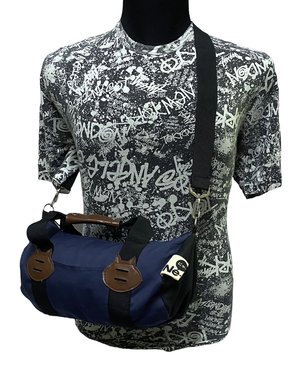 Issey Miyake × Japanese Brand × Ne-Net Ne-Net By Issey Miyake Mini Duffle Bag Size ONE SIZE - 2 Thumbnail