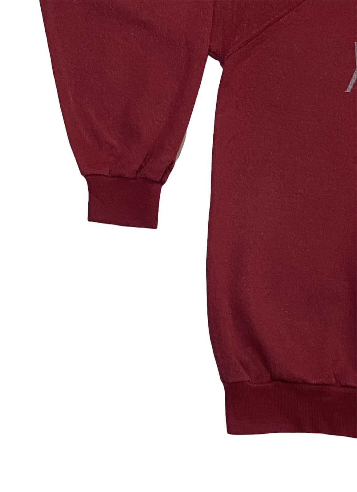 Vintage YVES SAINT LAURENT VINTAGE SWEATSHIRT RED SCRIPT Size US L / EU 52-54 / 3 - 12 Thumbnail