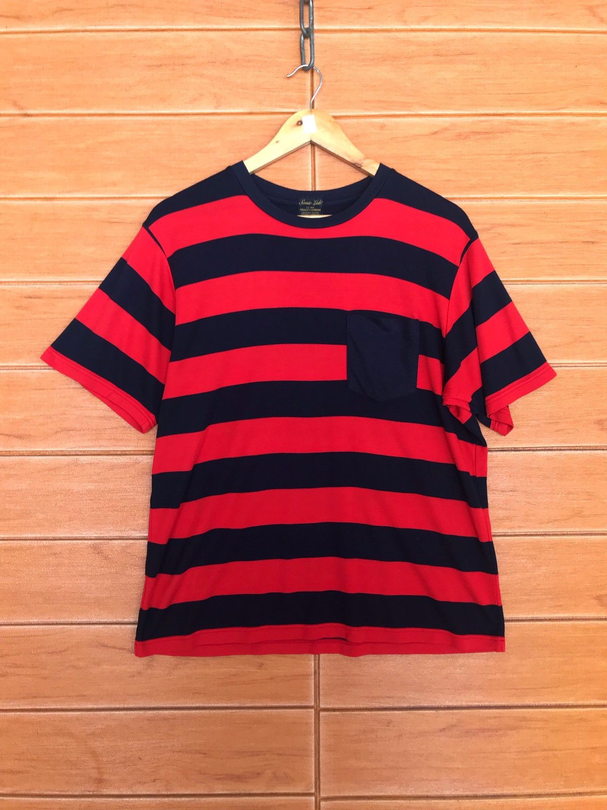 Sonic Lab Sonic Lab Japan Border Striped Kurt Cobain Tee Size US M / EU 48-50 / 2 - 2 Thumbnail