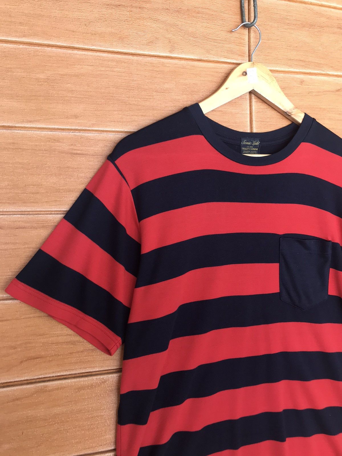 Sonic Lab Sonic Lab Japan Border Striped Kurt Cobain Tee Size US M / EU 48-50 / 2 - 3 Thumbnail