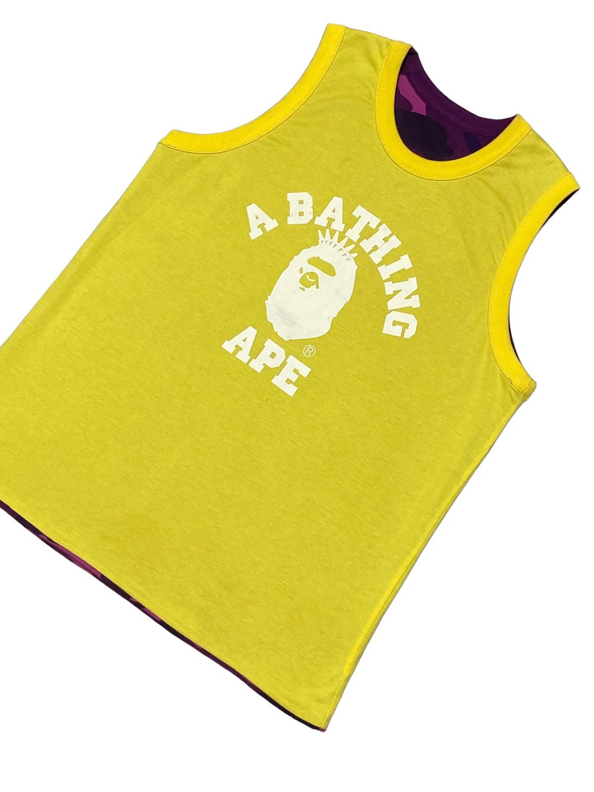 Bape × Nigo A Bathing Ape Reversible Purple Camo Tank Tops Size US M / EU 48-50 / 2 - 19 Thumbnail