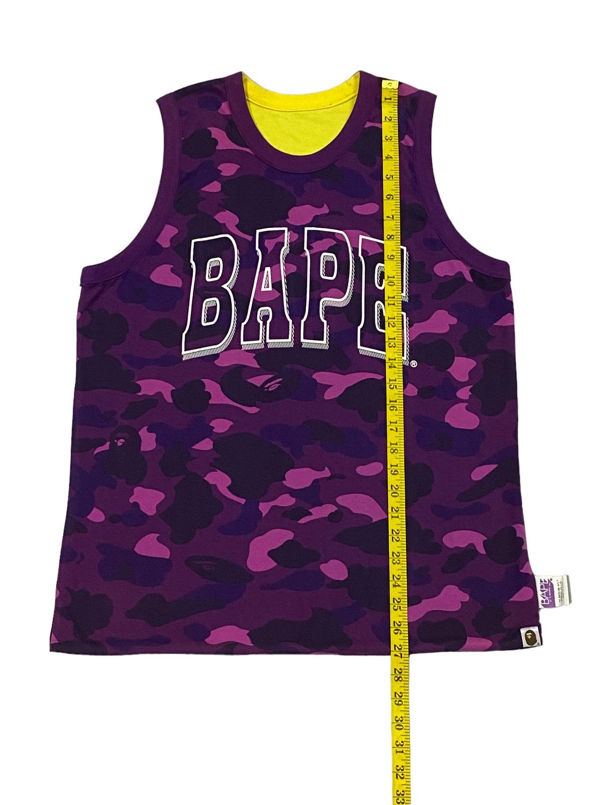 Bape × Nigo A Bathing Ape Reversible Purple Camo Tank Tops Size US M / EU 48-50 / 2 - 7 Thumbnail