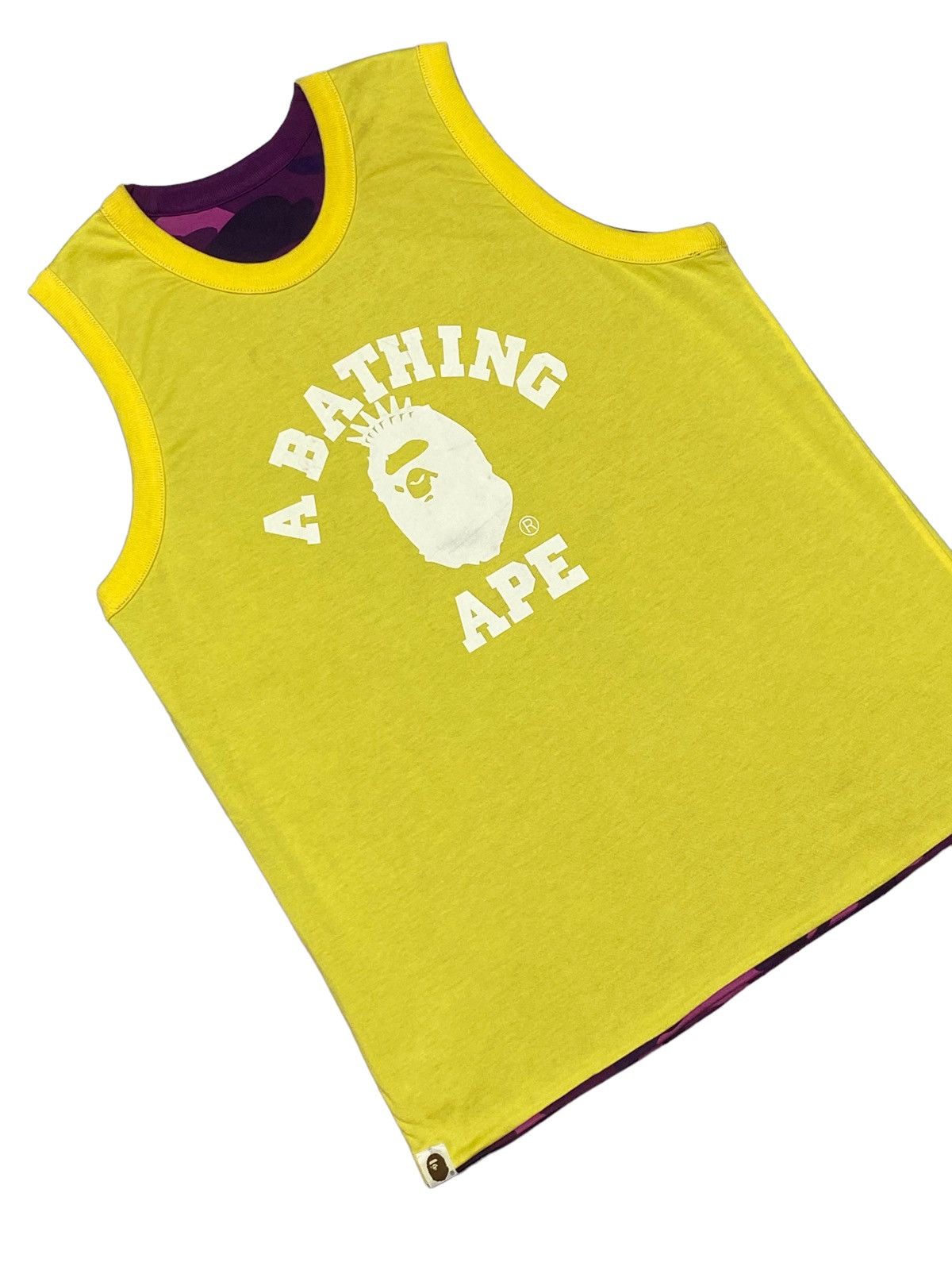 Bape × Nigo A Bathing Ape Reversible Purple Camo Tank Tops Size US M / EU 48-50 / 2 - 18 Thumbnail