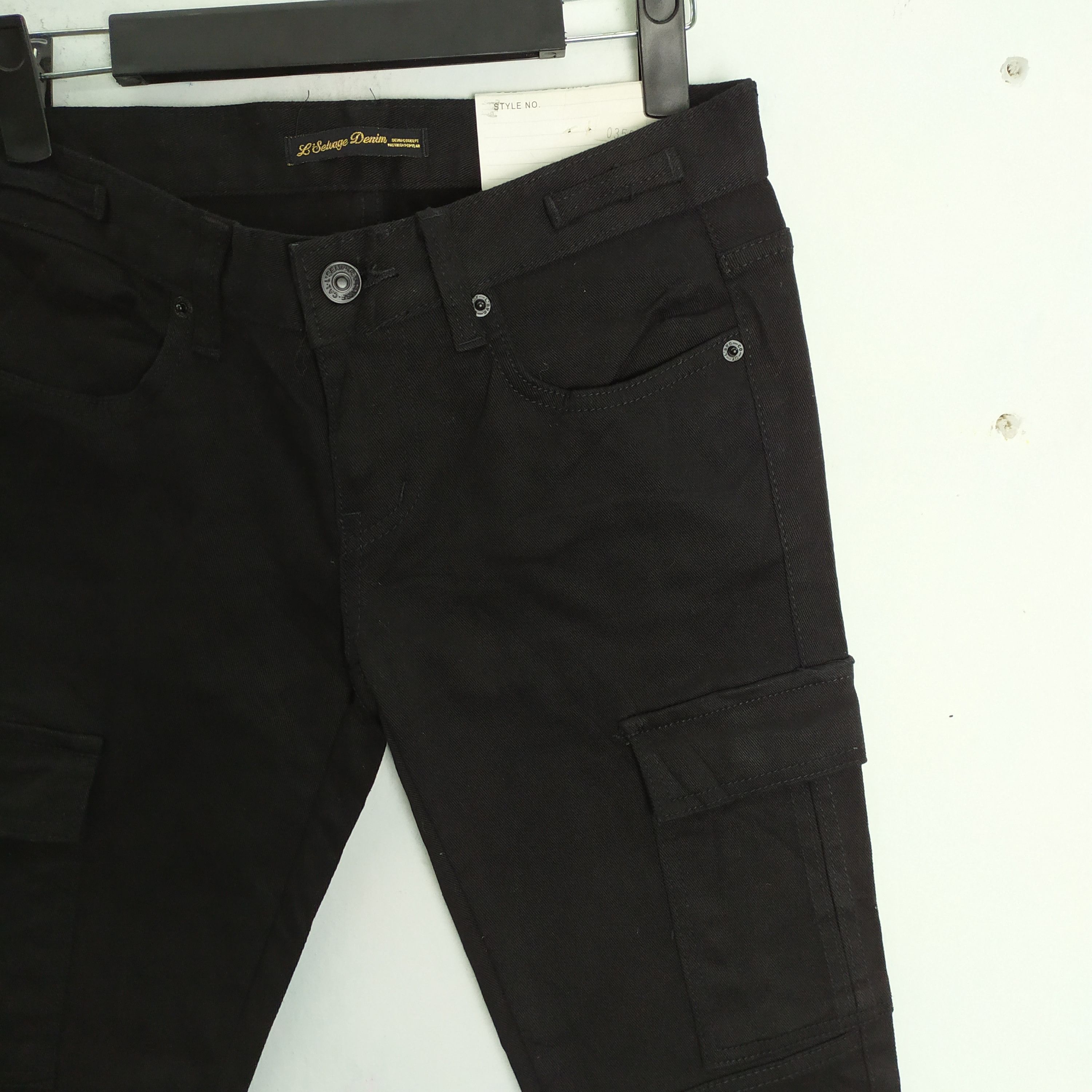 Japanese Brand L' SALVAGE DENIM CARGO PANTS SKINNY STYLE Size US 28 / EU 44 - 2 Thumbnail