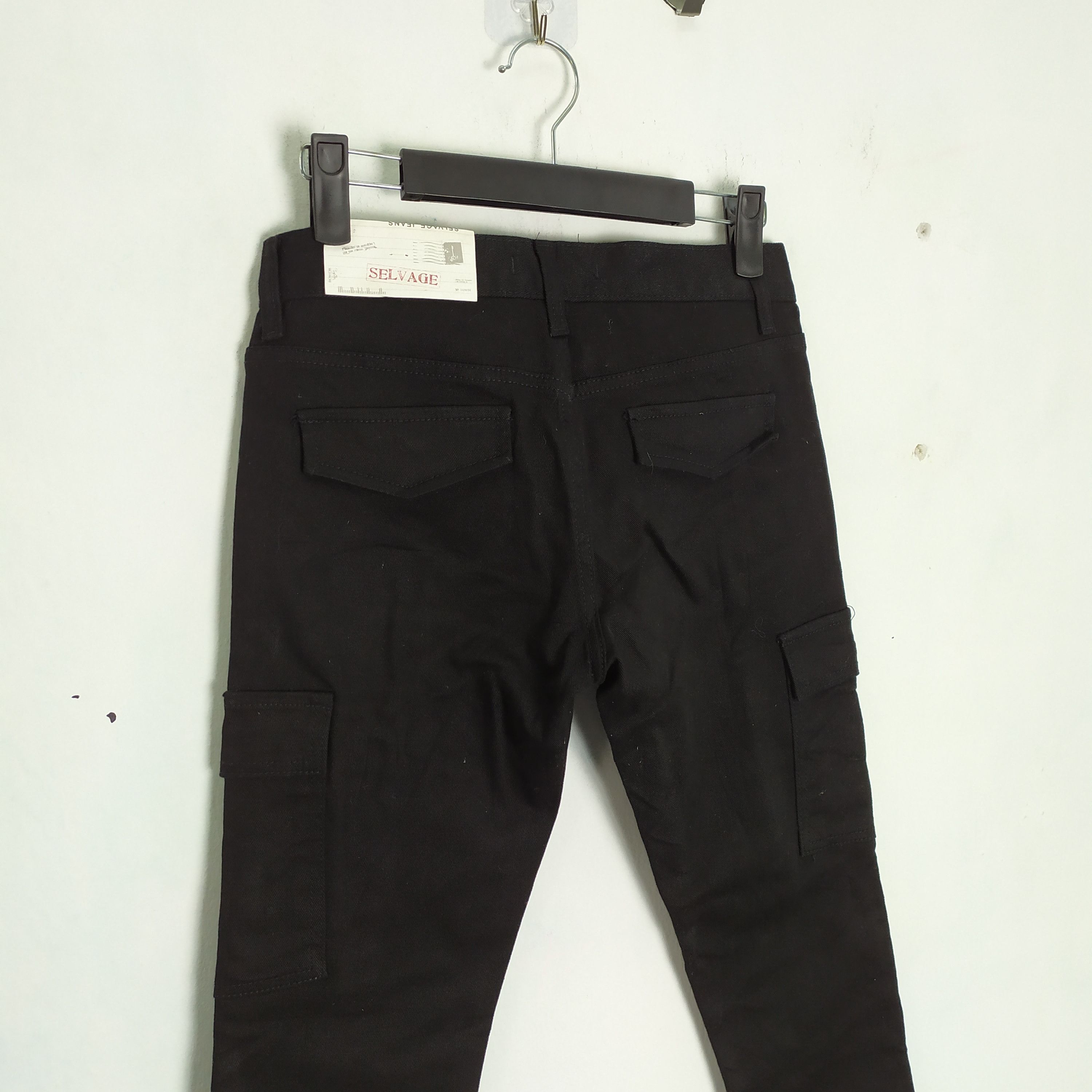 Japanese Brand L' SALVAGE DENIM CARGO PANTS SKINNY STYLE Size US 28 / EU 44 - 19 Thumbnail