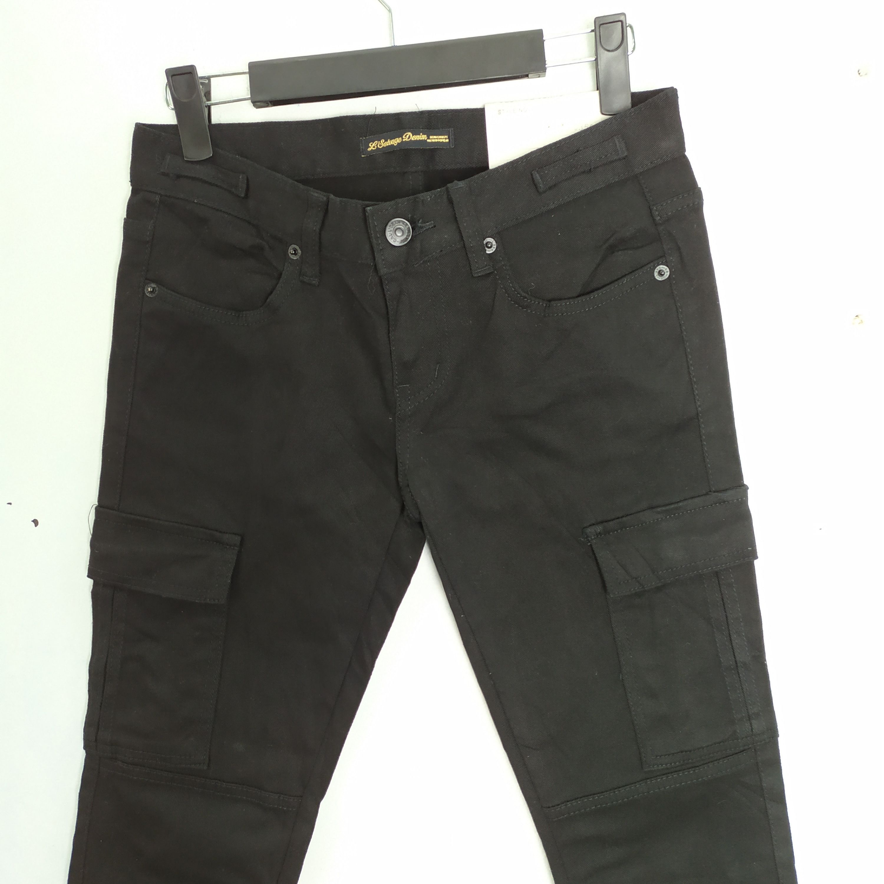Japanese Brand L' SALVAGE DENIM CARGO PANTS SKINNY STYLE Size US 28 / EU 44 - 3 Thumbnail