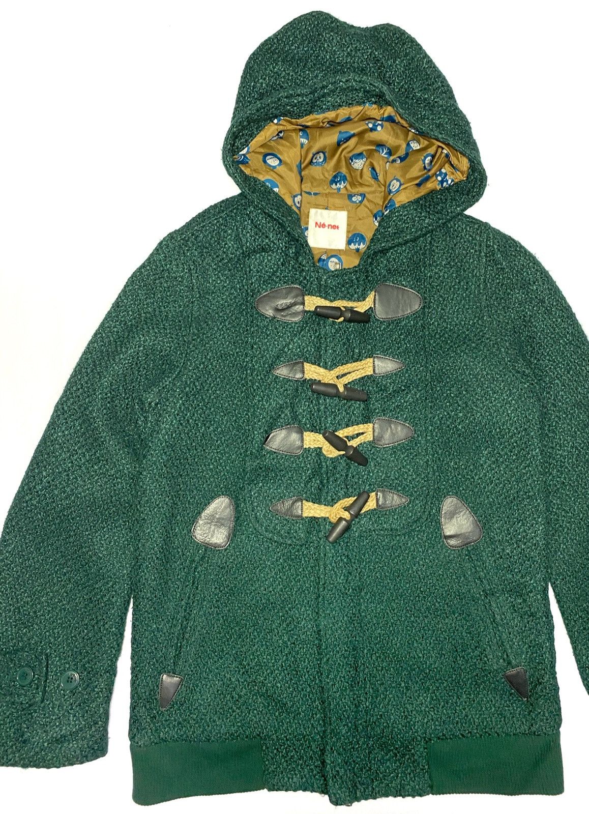 Issey Miyake Issey Miyake Designers Ne-Net Wool Hoodie Duffle Jacket Size US S / EU 44-46 / 1 - 3 Thumbnail