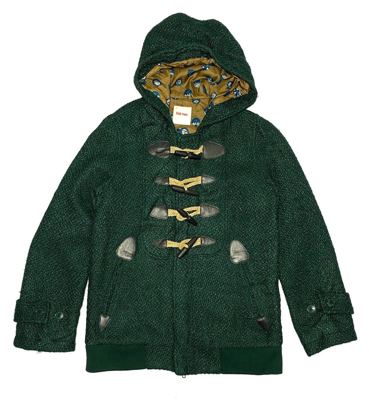 Issey Miyake Issey Miyake Designers Ne-Net Wool Hoodie Duffle Jacket Size US S / EU 44-46 / 1 - 1 Thumbnail