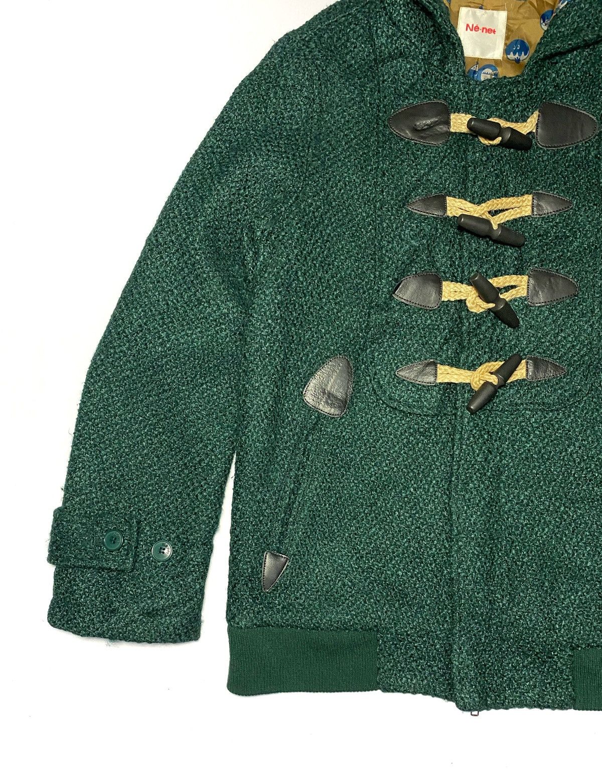 Issey Miyake Issey Miyake Designers Ne-Net Wool Hoodie Duffle Jacket Size US S / EU 44-46 / 1 - 4 Thumbnail