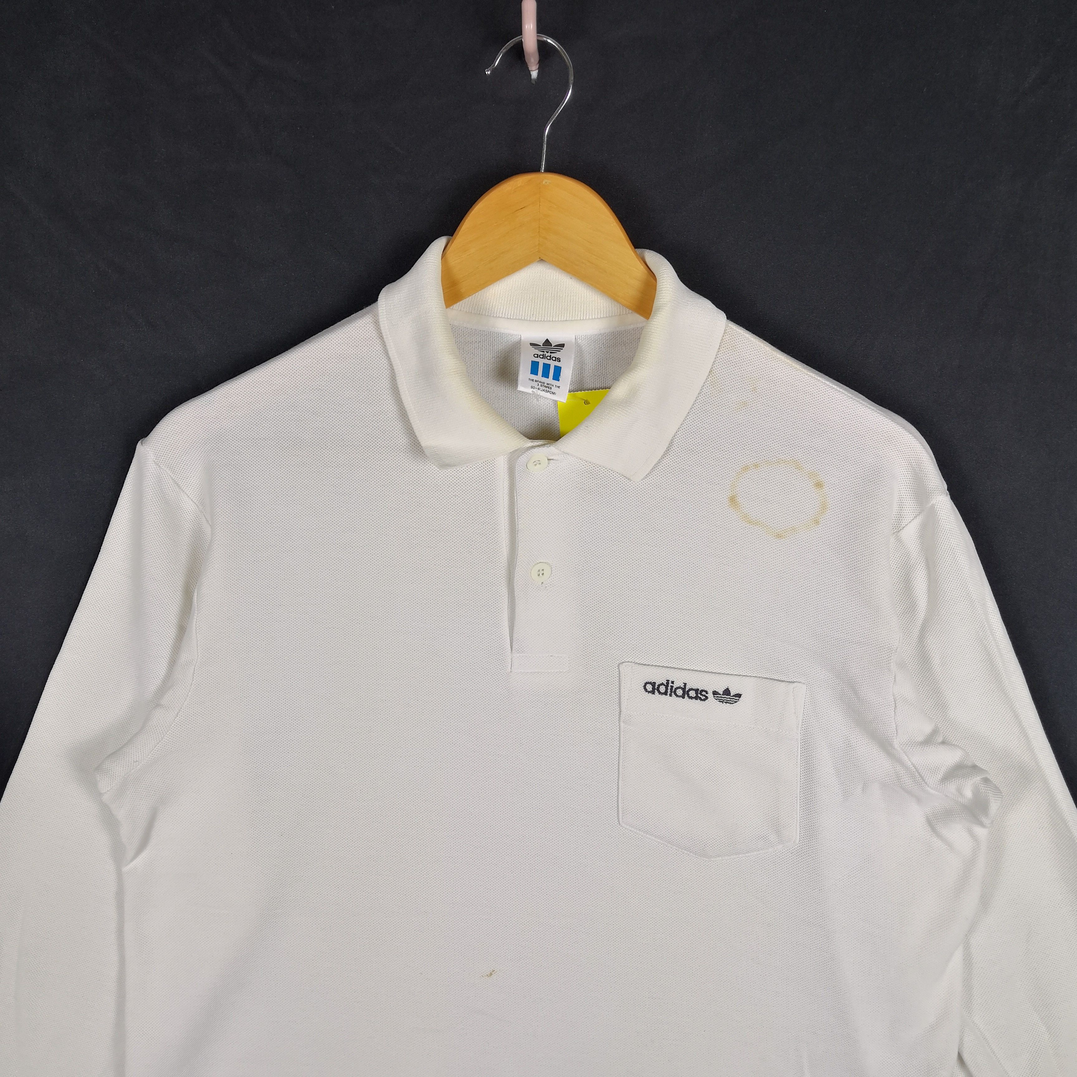 Vintage Vintage Adidas T Shirt Trefoil Vintage Adidas 56789 Size US L / EU 52-54 / 3 - 3 Thumbnail