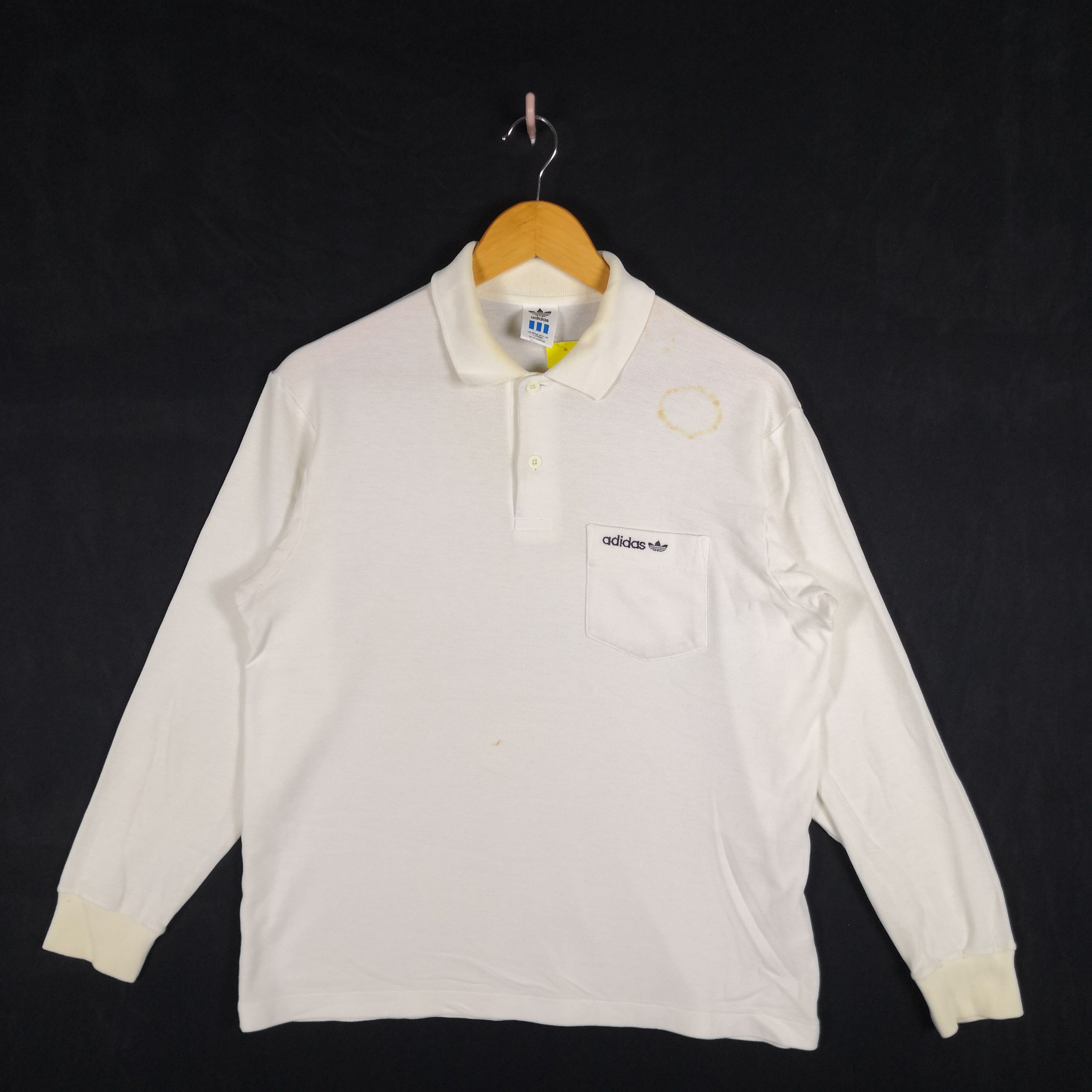 Vintage Vintage Adidas T Shirt Trefoil Vintage Adidas 56789 Size US L / EU 52-54 / 3 - 2 Thumbnail